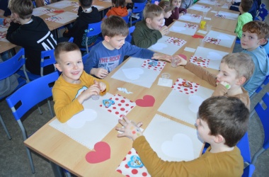 Valentýnské dílničky v družině