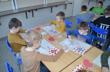 Valentýnské dílničky v družině