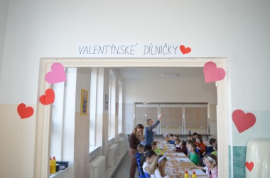 Valentýnské dílničky v družině