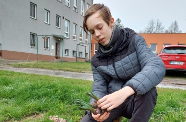 Živá školní zahrada - jarní údržba březen 2023