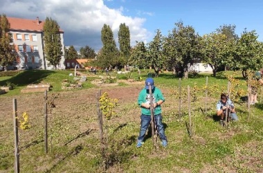 Živá školní zahrada - podzimní údržba září 2022