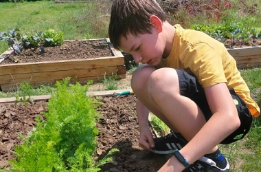 Živá školní zahrada - jarní údržba 2022