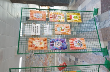 Výstava výtvarných prací v kasárnách