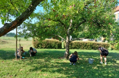 ŽIVÁ ŠKOLNÍ ZAHRADA - Podzimní údržba 2023