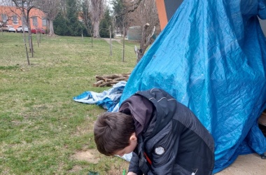 ŽIVÁ ŠKOLNÍ ZAHRADA - Jarní údržba březen 2024