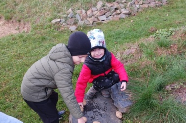 ŽIVÁ ŠKOLNÍ ZAHRADA - Návštěva dětí z MŠ Šikulka