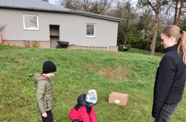 ŽIVÁ ŠKOLNÍ ZAHRADA - Návštěva dětí z MŠ Šikulka