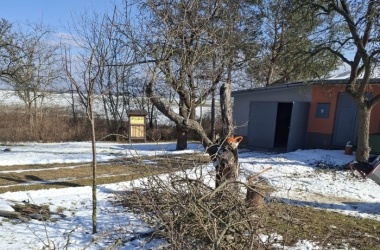 ŽIVÁ ŠKOLNÍ ZAHRADA - Údržba zahrady leden a únor 2025