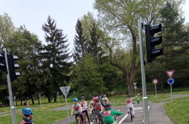 Výuka na dopravním hřišti