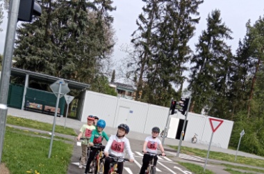 Výuka na dopravním hřišti