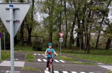 Výuka na dopravním hřišti