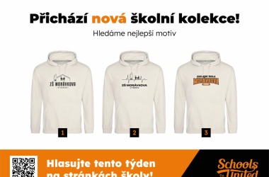 DEJ HLAS NEJ MOTIVU PRO ŠKOLNÍ MERCH!