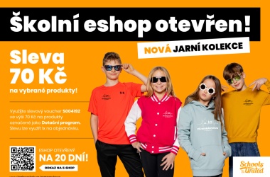 E-shop školy konečně spuštěn! Na 20 dní!