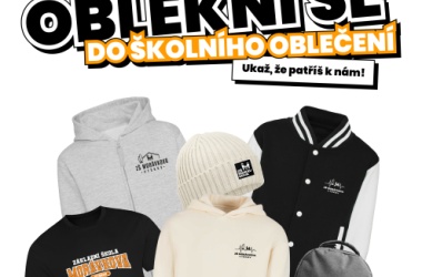 E-shop se školním merchem opět spuštěn!
