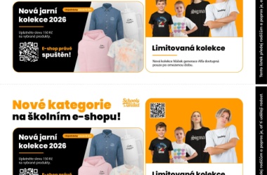 Opět spuštěn školní e-shop!