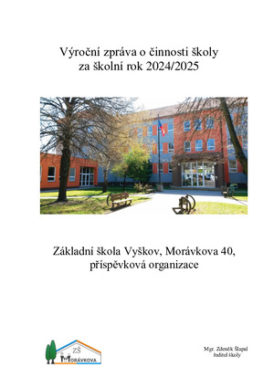 Výroční zpráva o činnosti školy za školní rok 2024-2025